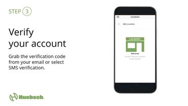 Verify your Huebsch account.