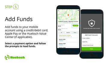 Add funds to your Huebsch account