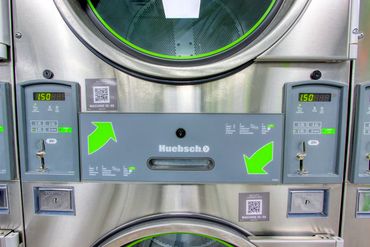 Marys Laundromart - Huebsch dryers