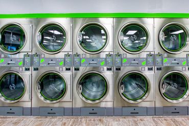 30 pound stacked dryers at Mary’s Laundromart in Lauderdale Lakes.