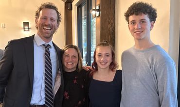 Mike Talia and his family.