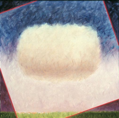 "Cloud Tilt", Acrylic on canvas, 42"x42"