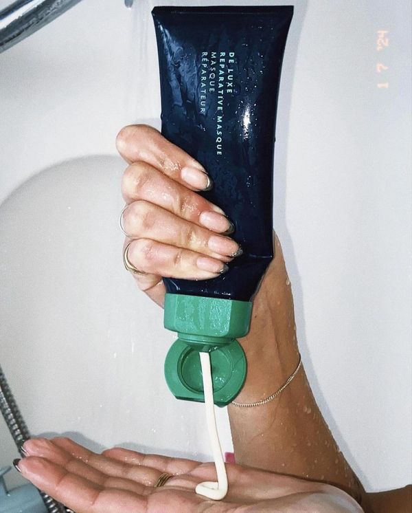 R+Co hydrating de lux hair mask. We live for hair treatments!