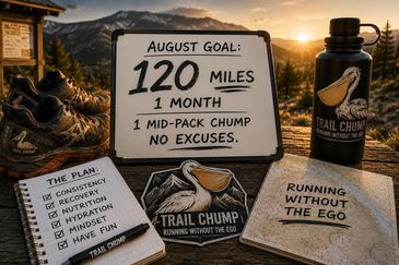Trail set up with experiment 002. Belt buckle. Lab notes