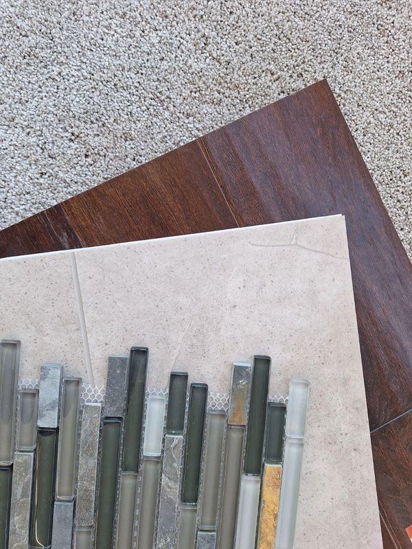 Photo of selection of various flooring types available