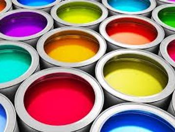 Photo of a number of colorful paint cans of mistinted paints