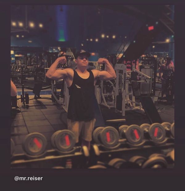 a man in a gym