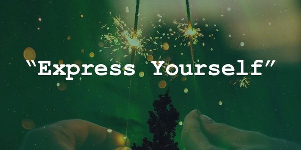 the words express yourself