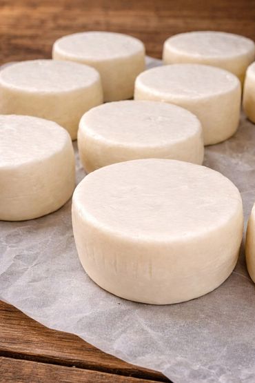 Quesos jovenes en proceso de maduración