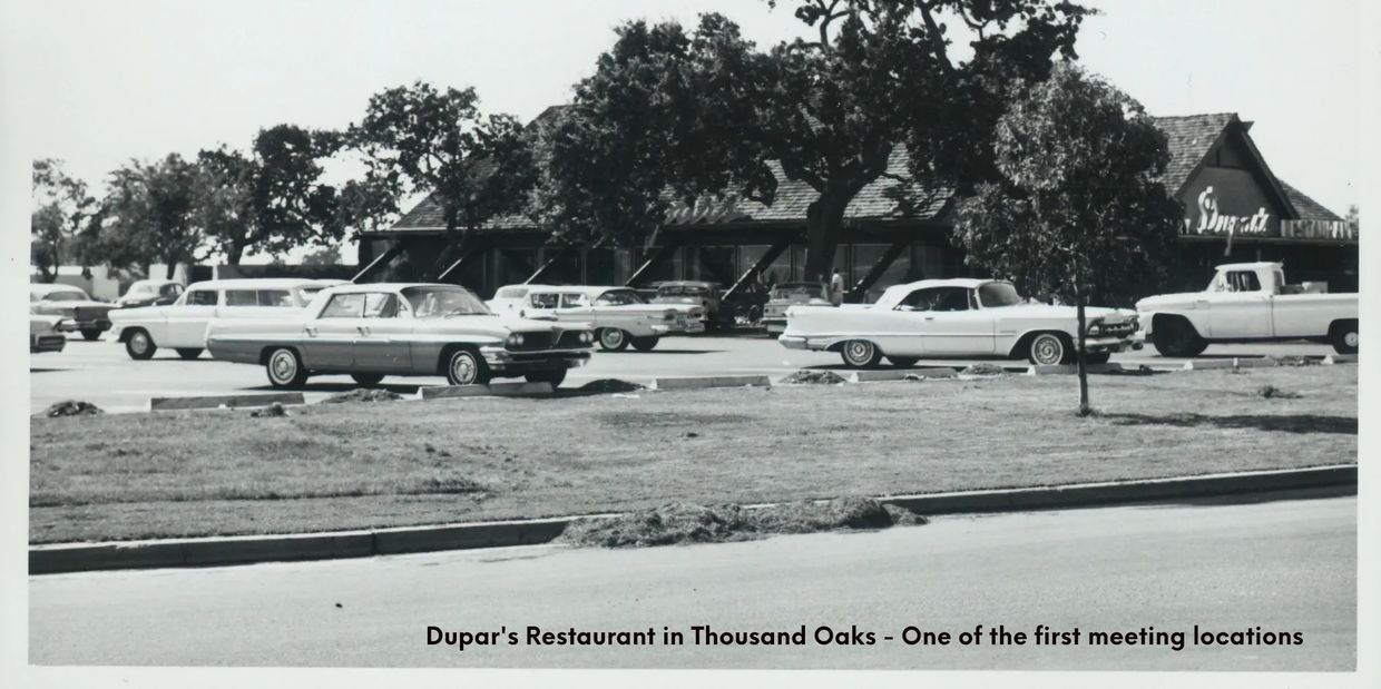 Dupar's Restaurant in Thousand Oaks. One of the orginal meeting locations. 