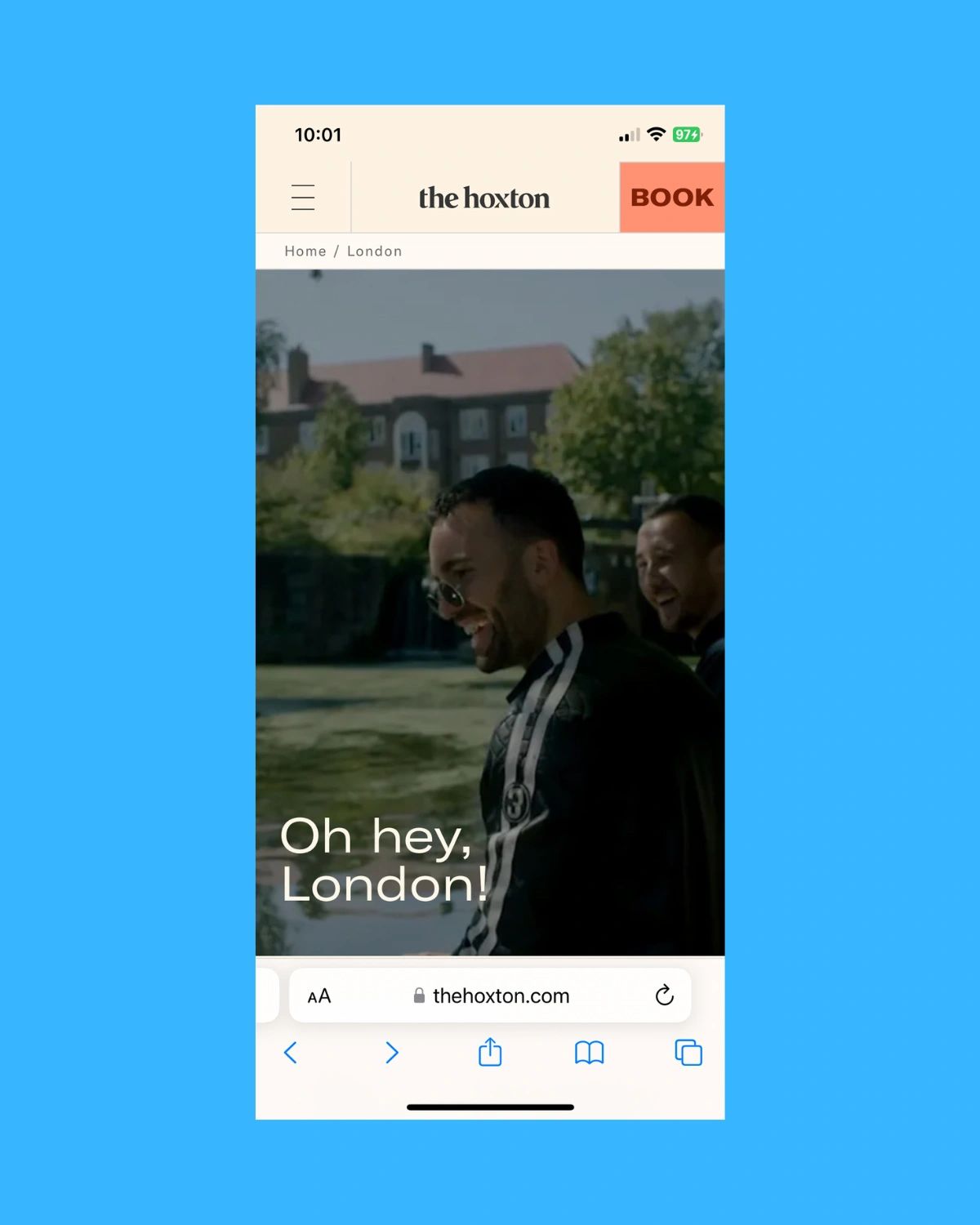 Mobile First Direct Booking Hoxton Hotels