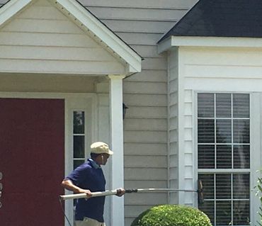 Water fed poles give great residential and commercial window cleaning results.