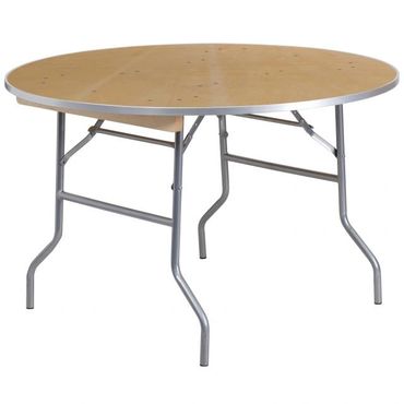 48" Round Table
Seats up to 6
Folding Table