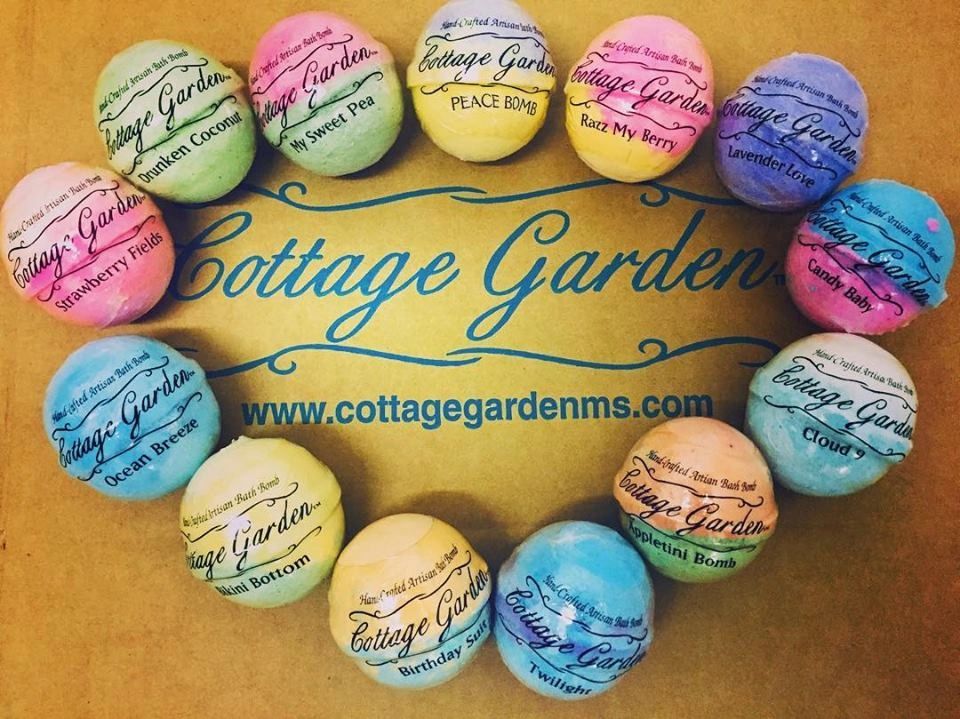 cottage garden bath bombs