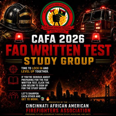 FAO Written Test Study Group by Cincinnati African American Firefighters.