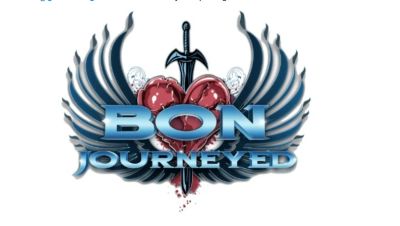 Logo with wings, heart, sword, and text "Bon Journeyed".