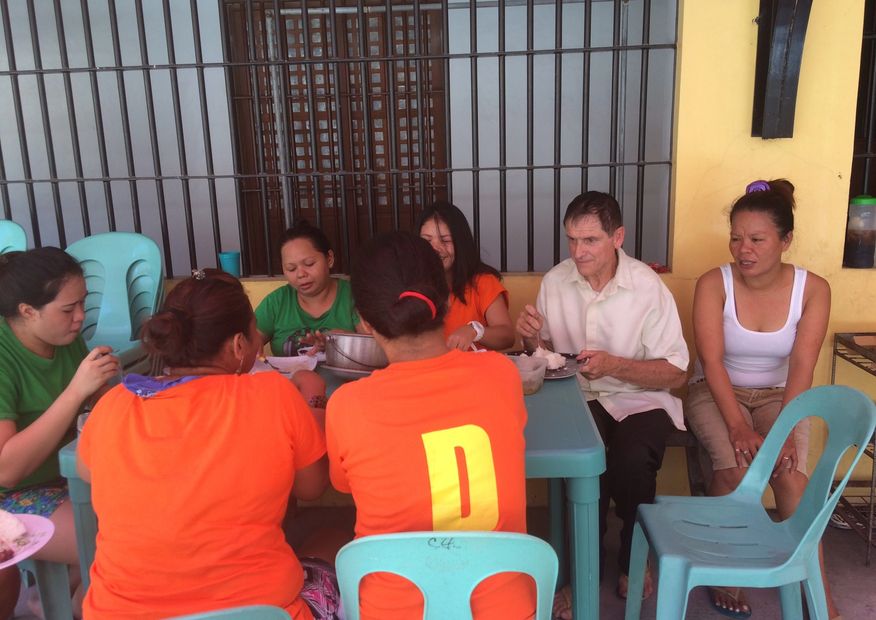 I bought them good healthy food to help him mentally physically and spiritually.