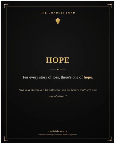 Hope: For every story of loss, there's one of hope.