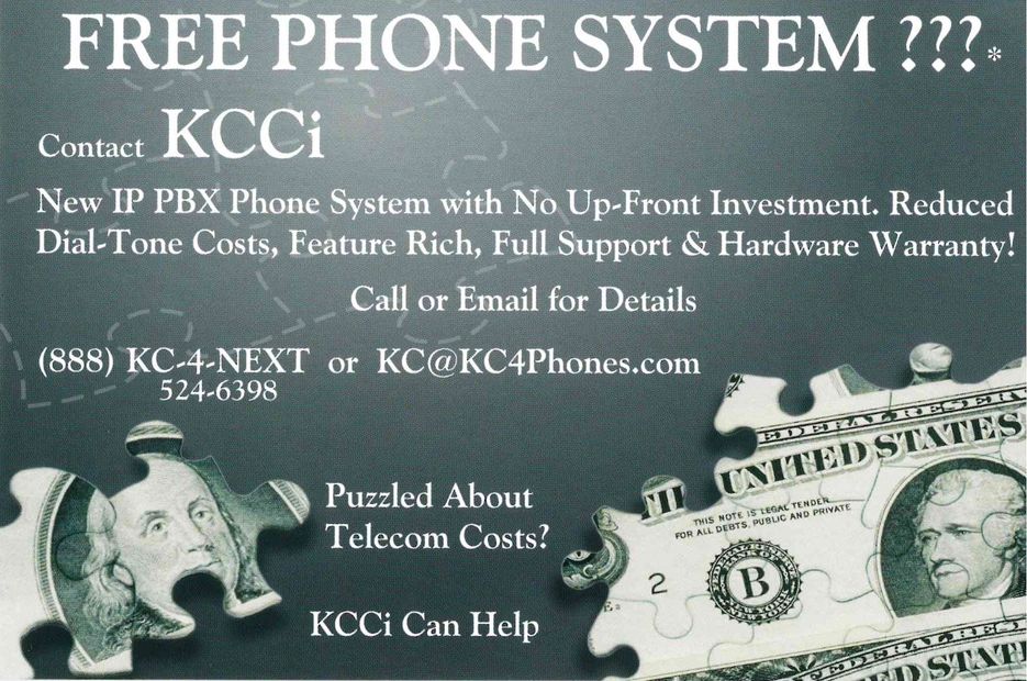 FREE Phone System KCCi provide business clients new state-of-art feature rich NEC new warranty VoIP