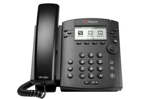 Polycom VVX-310 VVX 300 6-Line Color LCD IP Phone general office worker shop copy room cubicle staff
