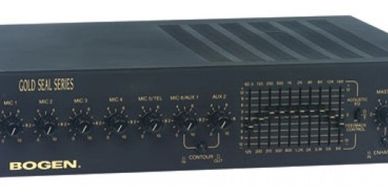 Overhead paging system PA public address Bogen GS250D amplifier sales Install cable Repair mixer fix