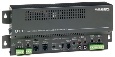 Overhead paging system PA public address Bogen UTi1 amplifier sales Install cable wire Repair fix