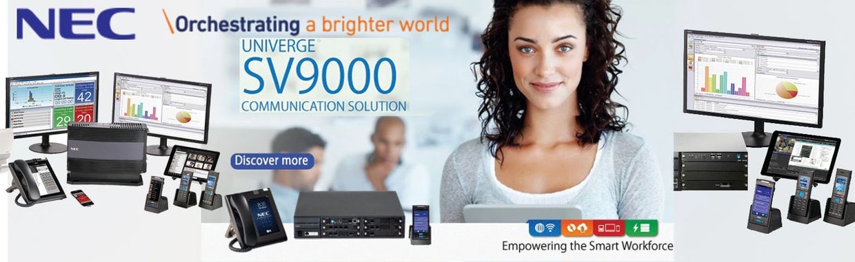 KCCi NEC UNIVERGE SV9000 Communication Platform IPPBx VoIP NEC SV9100 SV9300 SV9500 SDWAN SIP SDWAN