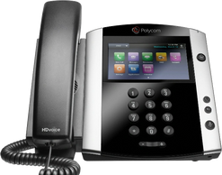 Polycom VVX Phones VVX-600 16-Line VVX-500 12-Line Color Touch Screen productivity tools executive