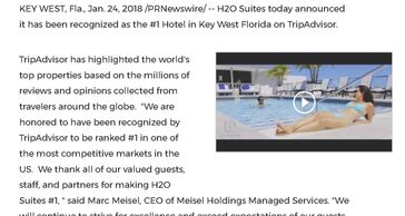 Meisel Holdings Managed Services - H2o Suites #1 TripAdvisor