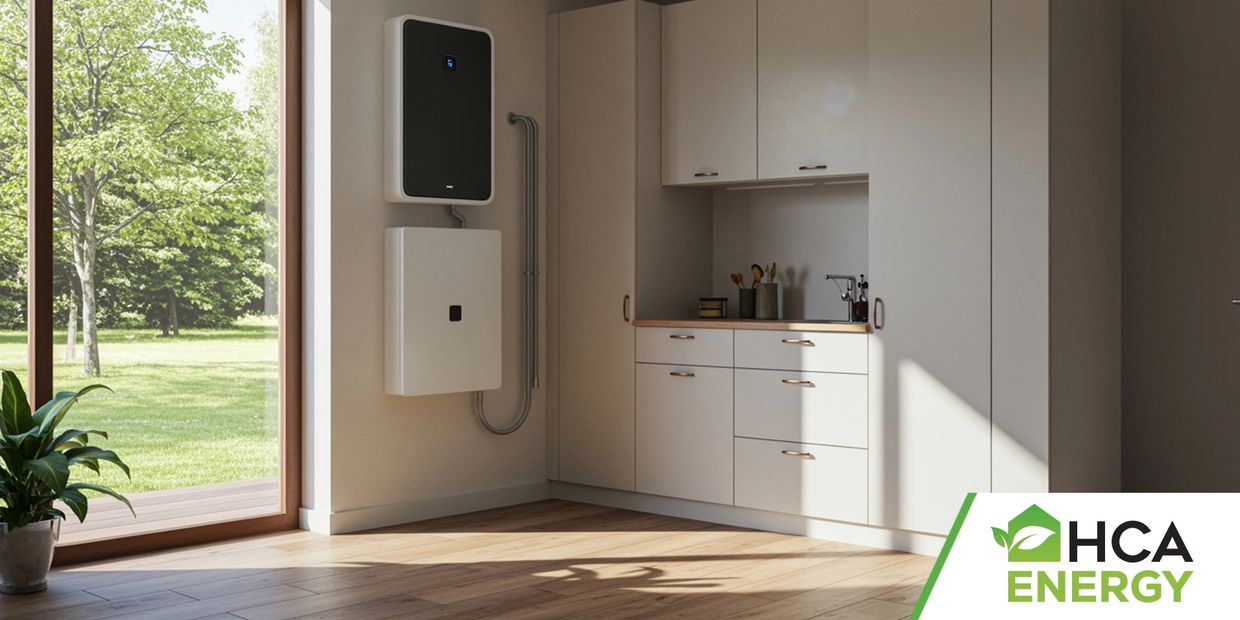 Solar Panel Battery Storage fitted by HCA Energy in Newcastle