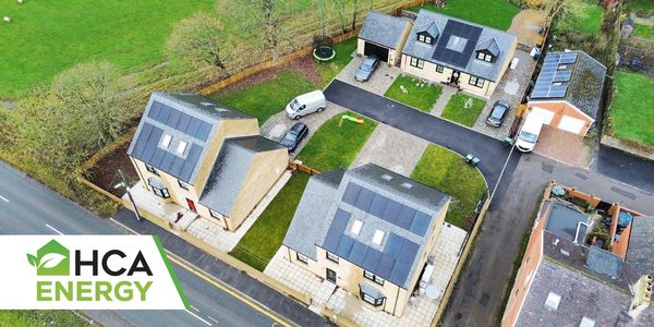 3 Homes in Esh Winning, County Durham. Fitted with Battery Storage and Solar Panels by HCA Energy