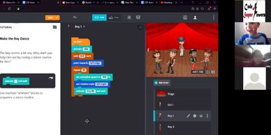 Live Online Video Game Coding