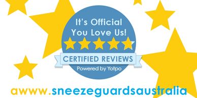 the best perspex screen and sneeze guard and awarded 5 stars by buyers in sneeze screen reviews