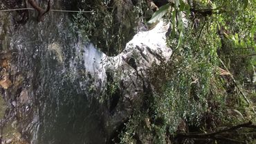crystal clear streams & waterfalls a luxury in the heat of the day