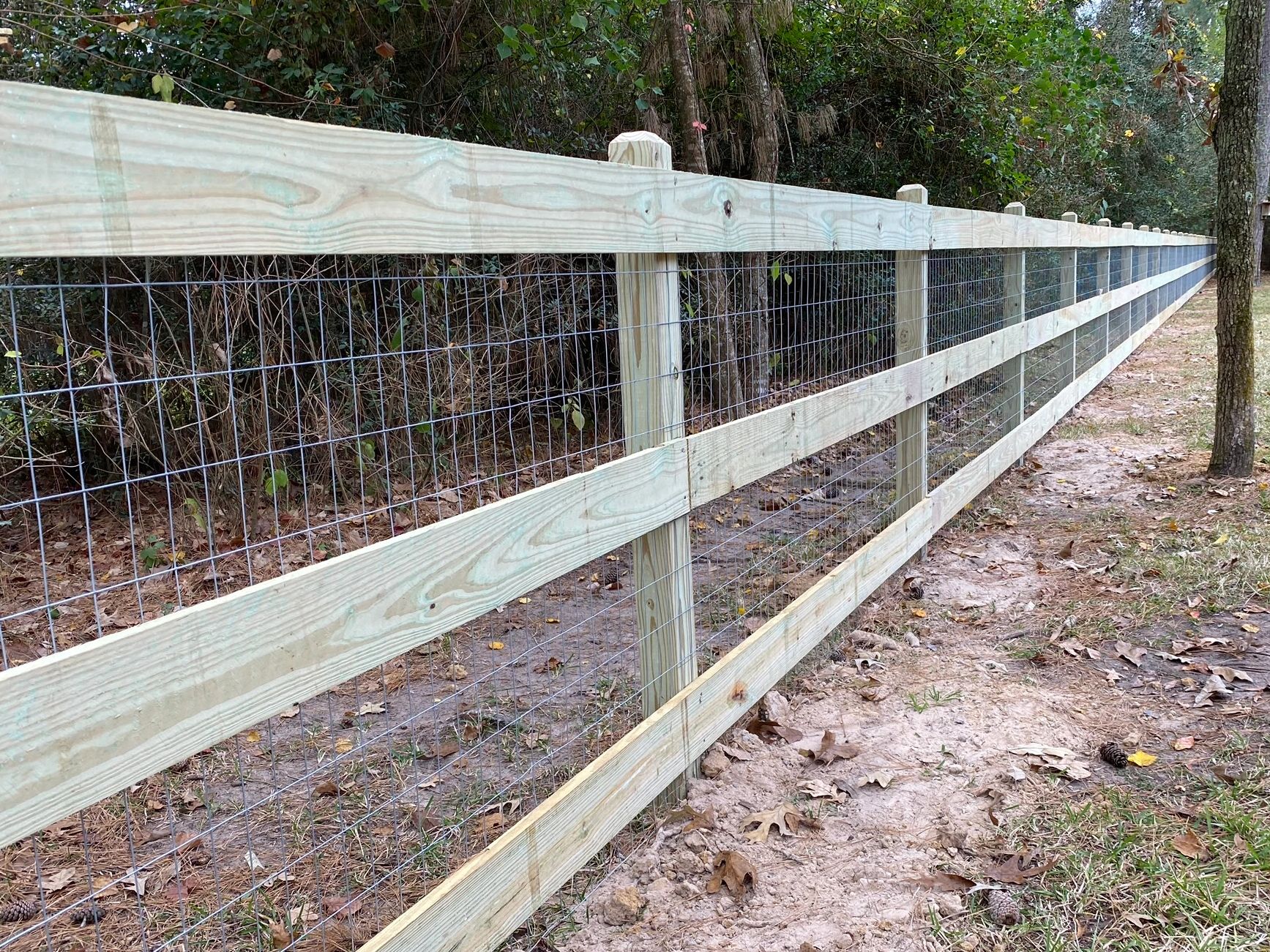 Ranch Rail Fencing -  Fence Services Tomball 