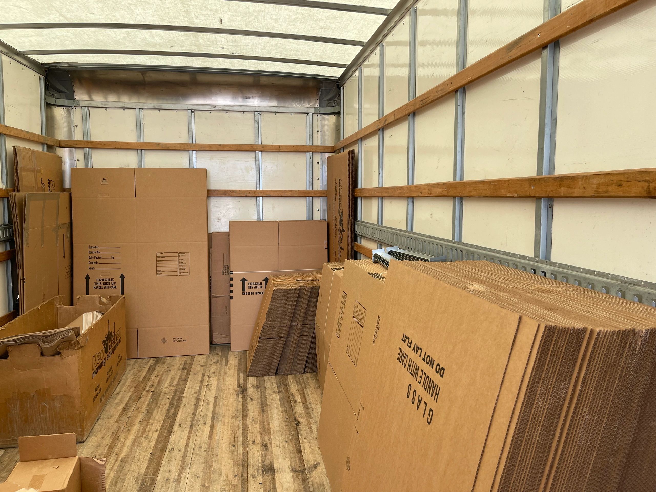 We have plenty of boxes