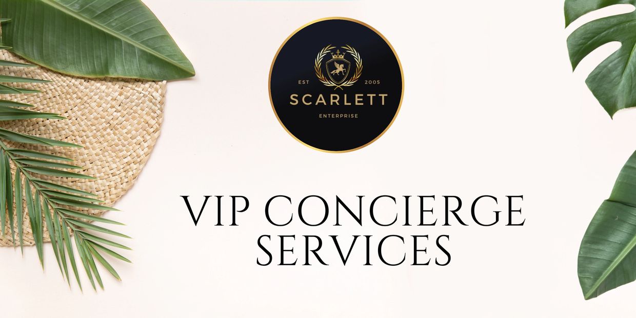 vip concierge executive professional services by scarlett enterprise small business biz entrepreneur