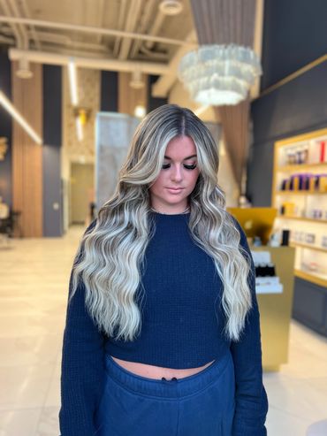 Bellami hair extension transformation