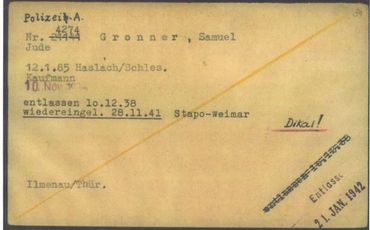 Buchenwald Kristallnacht Reichspogromnacht