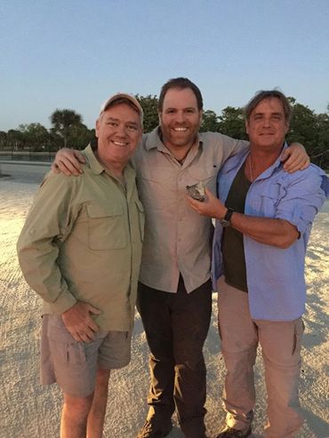 Bradley Williamson and Josh Gates on episode about the pirate Jose Gaspar, Gasparilla