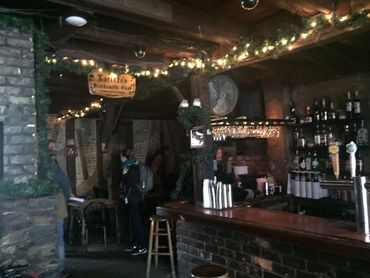Inside Jean Lafitte's tavern