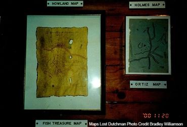 Treasure maps of Lost Dutchman Gold Mine