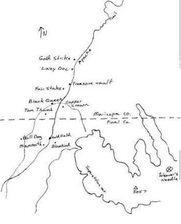 Image of Lost Dutchman Gold Mine area.