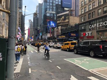 The streets of Manhattan.