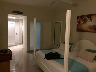 My room at the resort. Much better than sleeping in tents on the beach while at Mona Island.