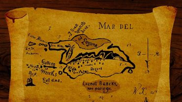 Treasure Map of Captain Kidd's treasure