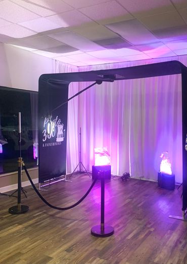 The 360 Experience from The SKY view. Wheelchair accessible complete with stage lighting and props.