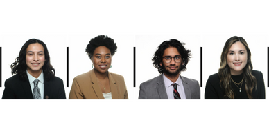 Professional headshots of 4 people