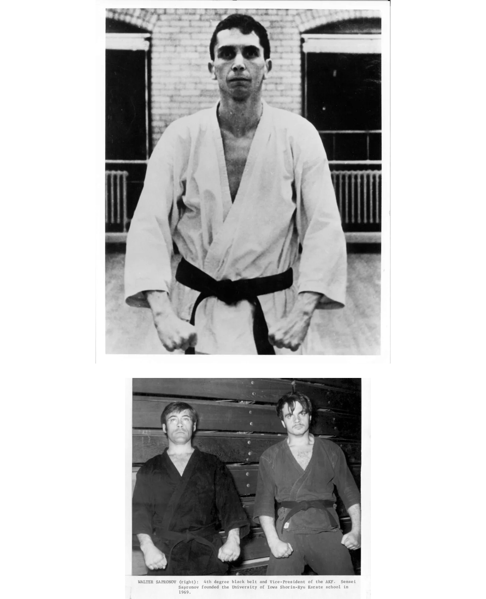 Gary Tiktin, 1941 – 2015 - First Teacher
                Hanshi – 10th Dan
Newman and Sapronov