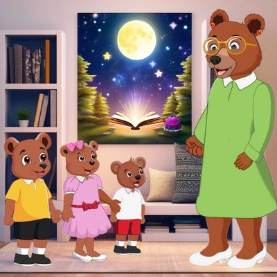 Grandma storytime children books for bedtime stories.
